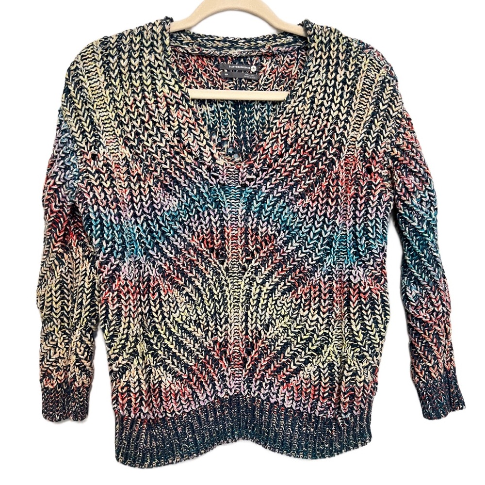 Anthropologie colorful sweater